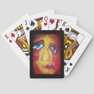 Jeu De Cartes Cartes classiques avec l'art "Femme décollée"