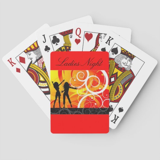 Jeu De Cartes Cartes Dames De Nuit (dos)