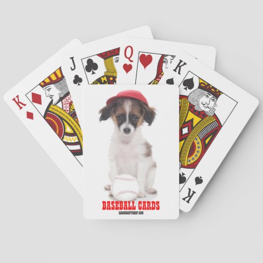 JEU DE CARTES CARTES DE BASEBALL (dos)