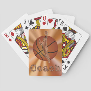 Jeu De Cartes Cartes De Basket-Ball, Cadeaux De Basket-Ball Coac