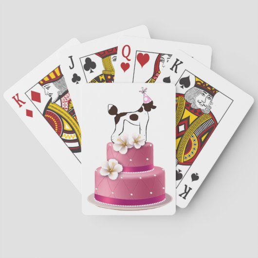 Jeu De Cartes Cartes de caniche du Parti (dos)