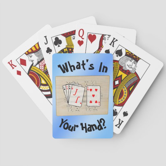 Jeu De Cartes Cartes de Cribbage - Main de 29 Cœurs (dos)