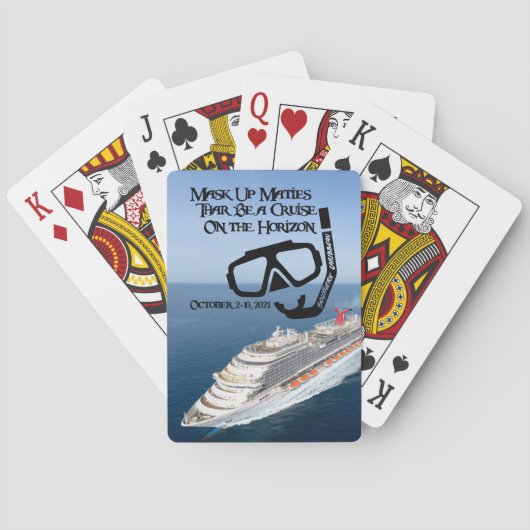 Jeu De Cartes Cartes de croisière (dos)