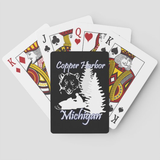 Jeu De Cartes Cartes de cuivre de l'ours P de Snowmobile du (dos)