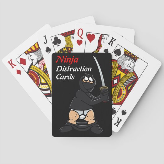 Jeu De Cartes Cartes de distraction Ninja (dos)
