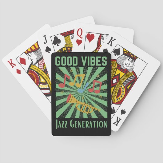 Jeu De Cartes Cartes de Jazz Génération (dos)
