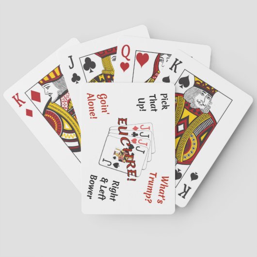 Jeu De Cartes Cartes de Jeu à Vélo - Euchre! (dos)
