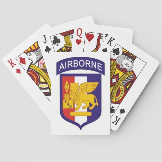JEU DE CARTES CARTES DE JEU AÉROPORTÉES DE SETAF (dos)