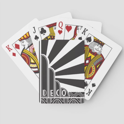 Jeu De Cartes Cartes de jeu Art Déco (dos)