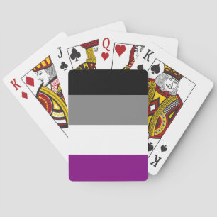 Jeu De Cartes cartes de jeu asexuelles de drapeau