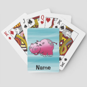 Jeu De Cartes Cartes de jeu, Carton Hippopotame mignon