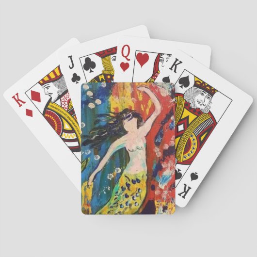 Jeu De Cartes Cartes De Jeu Classique De Sirène (dos)