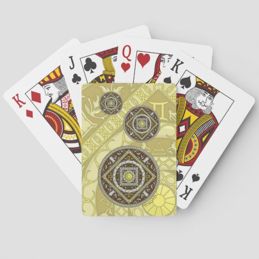 Jeu De Cartes Cartes De Jeu Classique Gemini Mandala (dos)