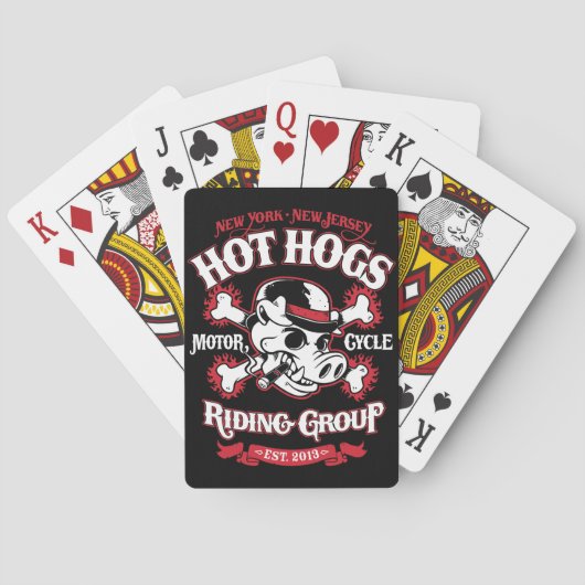 Jeu De Cartes Cartes de jeu classiques chaudes de Hogs™ (dos)