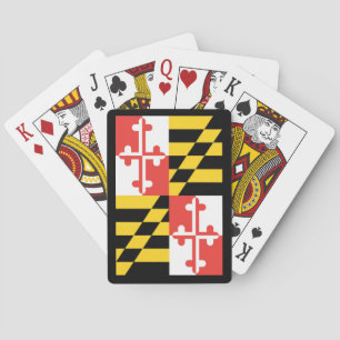 Jeu De Cartes Cartes de jeu classiques de drapeau du Maryland