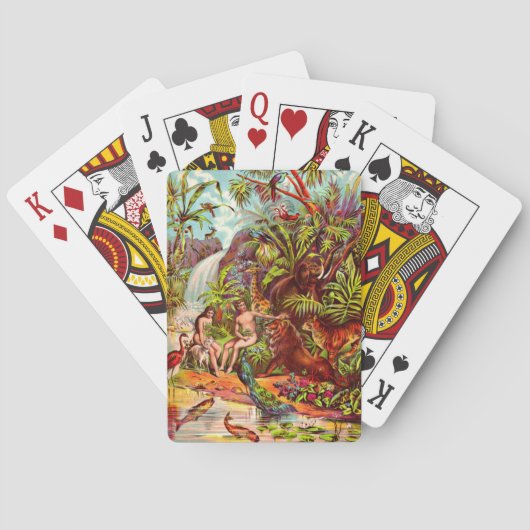 Jeu De Cartes Cartes de jeu d'Adam et d'Ève (dos)