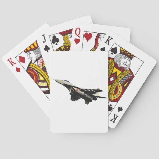 Jeu De Cartes Cartes de jeu d'avion de combat (dos)
