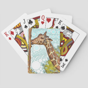 Jeu De Cartes Cartes de jeu de baiser de girafe
