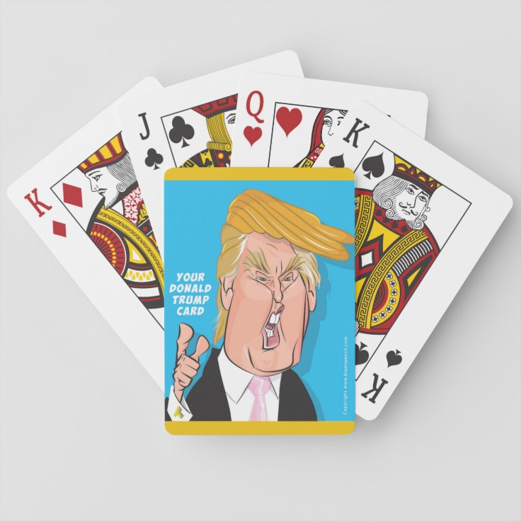 Donald Trump Wacky jeu de carte 