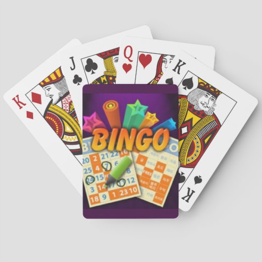 Jeu De Cartes Cartes de jeu de bingo-test (dos)
