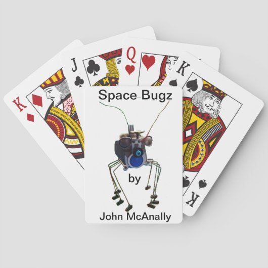 Jeu De Cartes Cartes de jeu de Bugz de l'espace (dos)