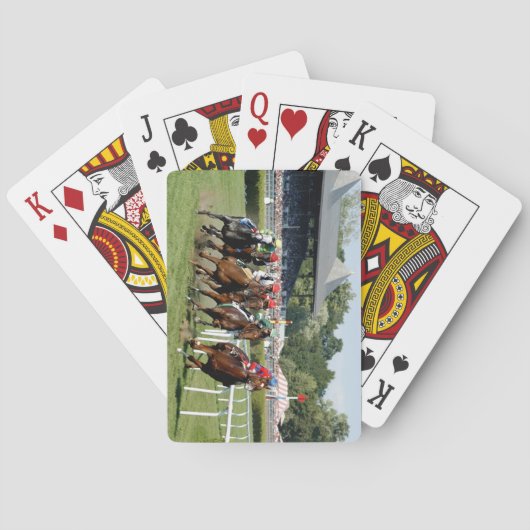 Jeu De Cartes Cartes de jeu de champ de courses de Saratoga (dos)