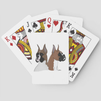 Jeu De Cartes Cartes de jeu de chien de boxeur