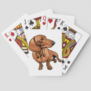 Jeu De Cartes Cartes de jeu de chiens Brown