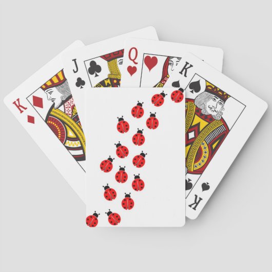 Jeu De Cartes cartes de jeu de coccinelle (dos)