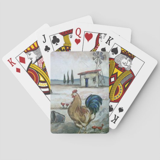 Jeu De Cartes Cartes de jeu de coq (dos)