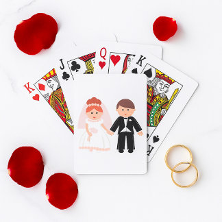 Jeu De Cartes Cartes de jeu de couple nuptiale