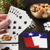 Jeu De Cartes Cartes de jeu de drapeau d'état du Texas (In Situ)