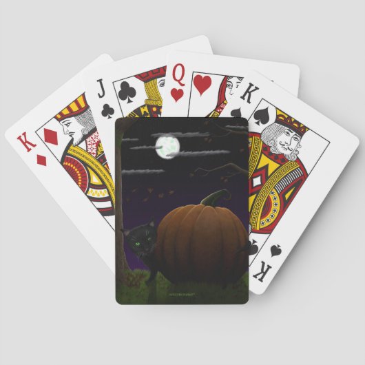 Jeu De Cartes Cartes de jeu de Halloween (dos)