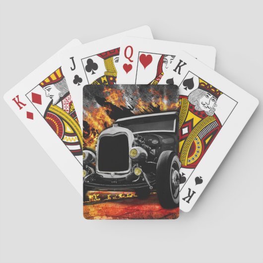 Jeu De Cartes cartes de jeu de hot rod (dos)