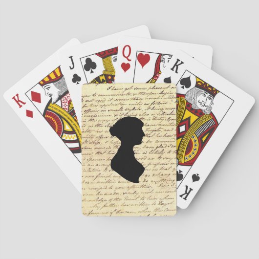 Jeu De Cartes Cartes de jeu de Jane Austen (dos)