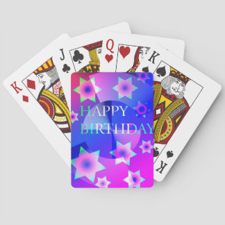 Jeu De Cartes Cartes de jeu de joyeux anniversaire