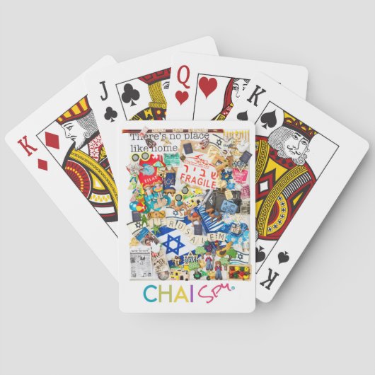 Jeu De Cartes Cartes de jeu de l'Israël (dos)