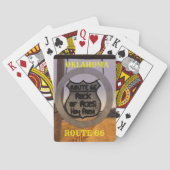 Jeu De Cartes Cartes de jeu de l'itinéraire 66 de l'Oklahoma (dos)