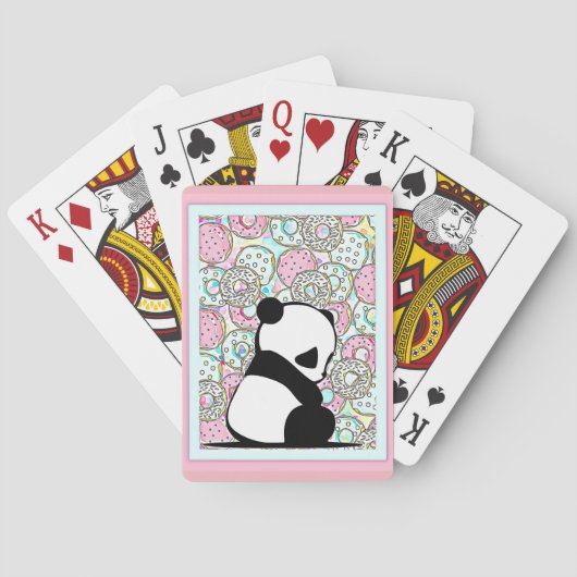 Jeu De Cartes Cartes de jeu de panda (dos)