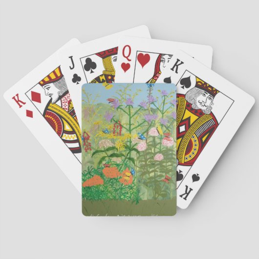 Jeu De Cartes Cartes de jeu de papillons (dos)