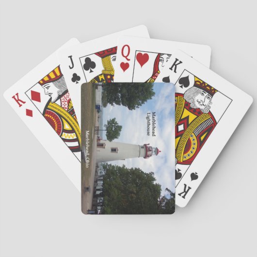 Jeu De Cartes Cartes de jeu de phare de Marblehead (dos)