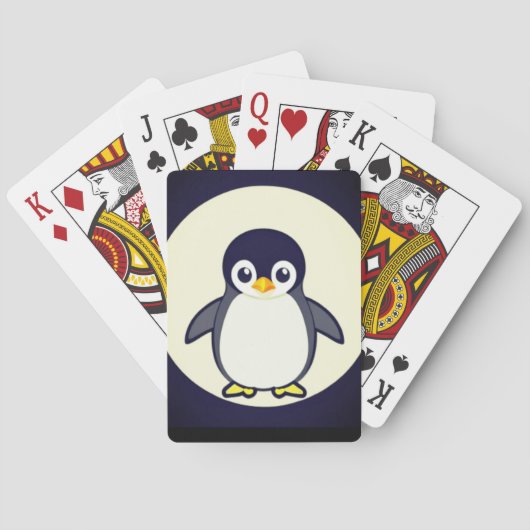 Jeu De Cartes Cartes de jeu de pingouins (dos)