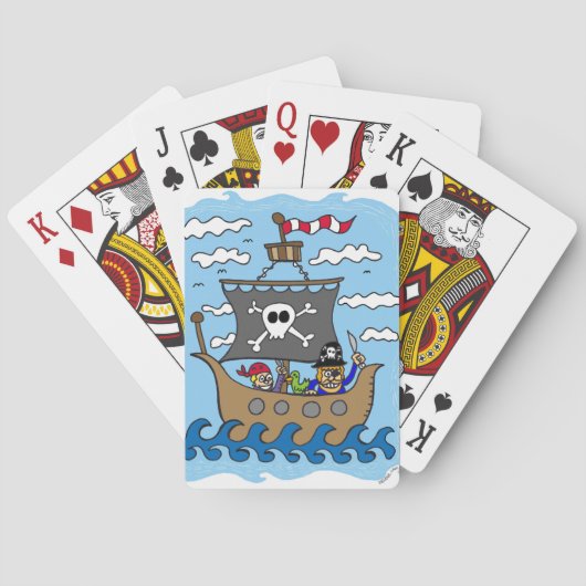 Jeu De Cartes Cartes de jeu de pirate (dos)