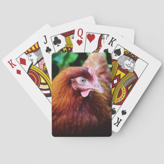 Jeu De Cartes Cartes de jeu de poulet (dos)