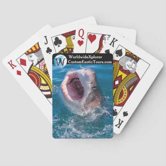 Jeu De Cartes Cartes de jeu de requins carte (dos)