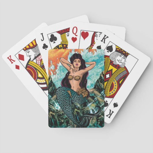 Jeu De Cartes Cartes de jeu de sirène (dos)