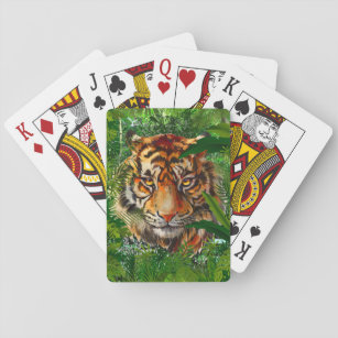 Jeu De Cartes Cartes de jeu de tigres   Cartes de tigre de la ju