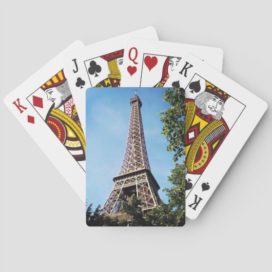 Jeu De Cartes Cartes de jeu de Tour Eiffel (dos)