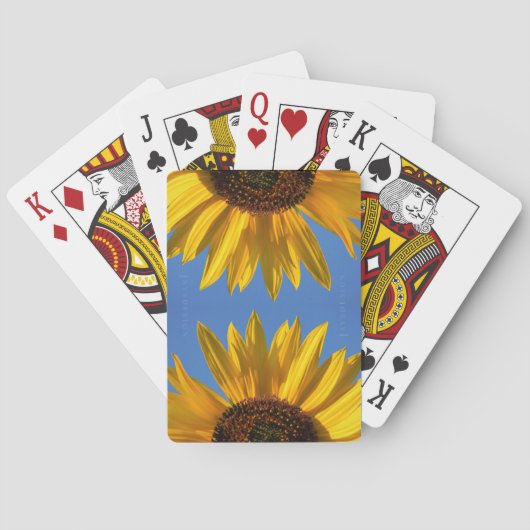 Jeu De Cartes Cartes De Jeu De Tournesol (dos)