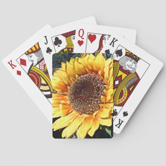 Jeu De Cartes Cartes De Jeu De Tournesol (dos)